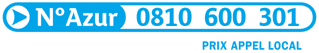 numero azur : 0810 600 301